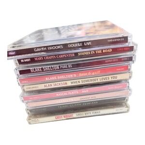 Country CD Lot Brooks Shania Twain Shelton Jackson 90s Y2K Western pls read